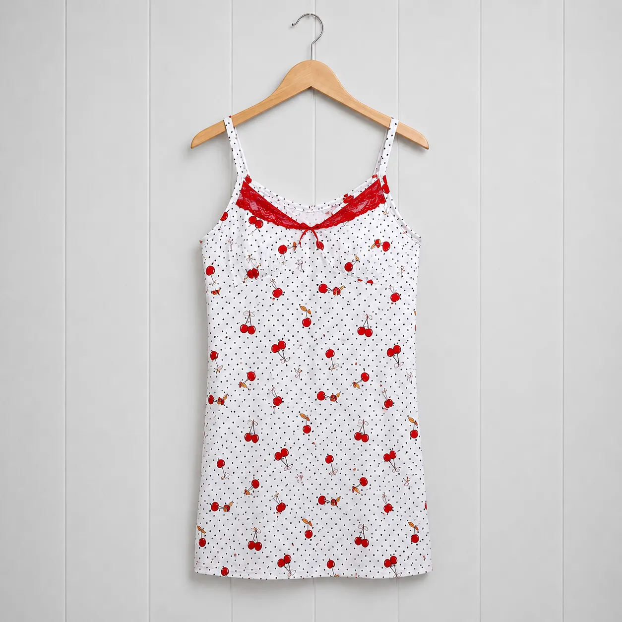 Ladies Night Wear | Tank Top |White Print