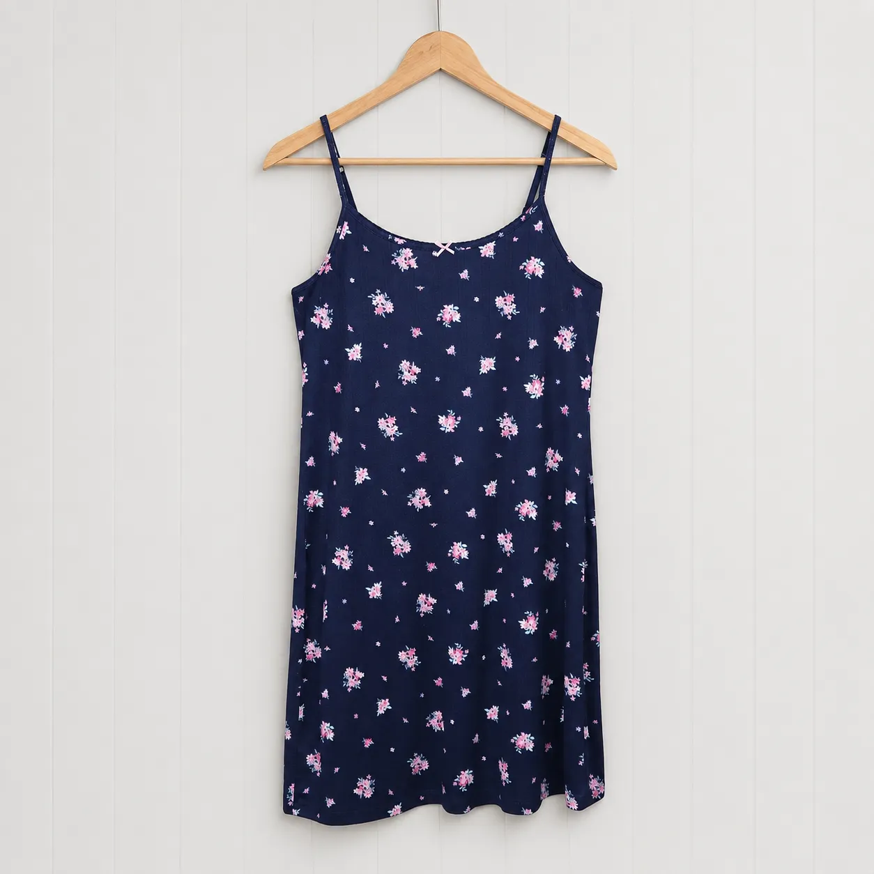Ladies Night Wear | Tank Top | Inter Lock | Navy Blue