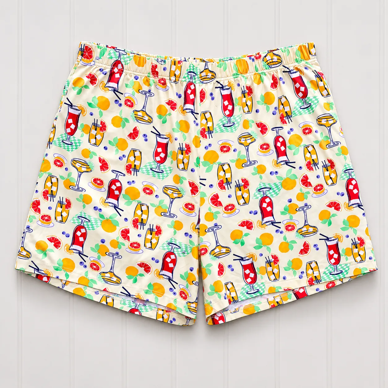 Ladies AOP Boxer |Viscose | Yellow Print
