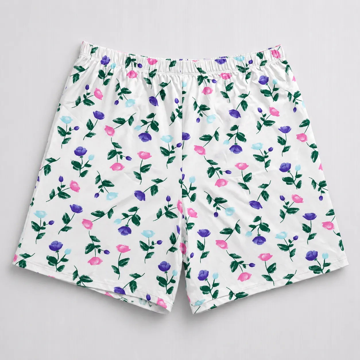 Ladies AOP Boxer |Viscose | White Print